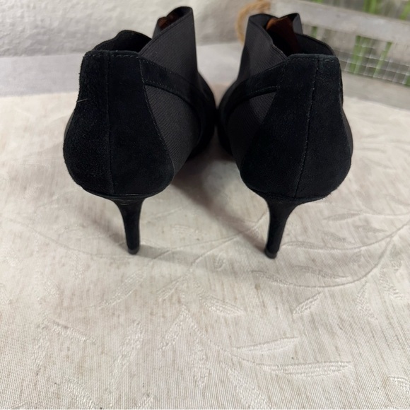 L'Amour Des Pieds Kamea Leather, Suede, Elastic Ankle Pumps Black Size 7 1/2 - Picture 7 of 10